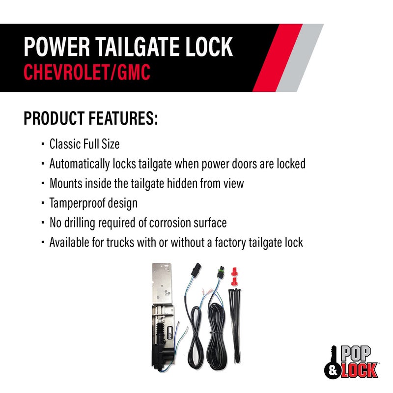 Pop & Lock PL8110 Power Tailgate Lock for Chevy/GMC - Image 4